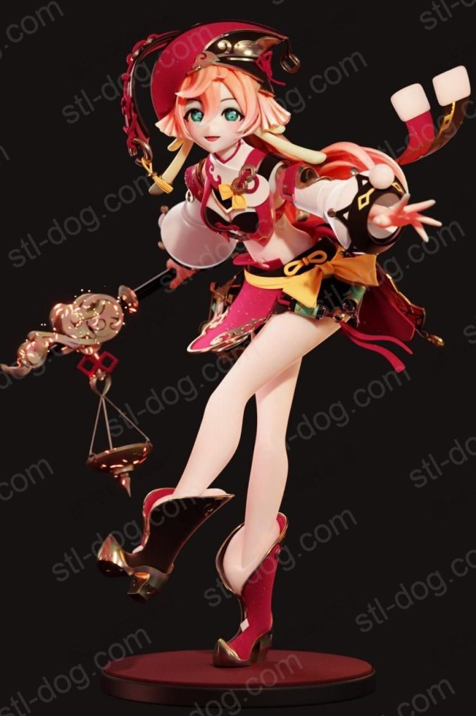 烟绯 -《原神》 打印3D模型图纸